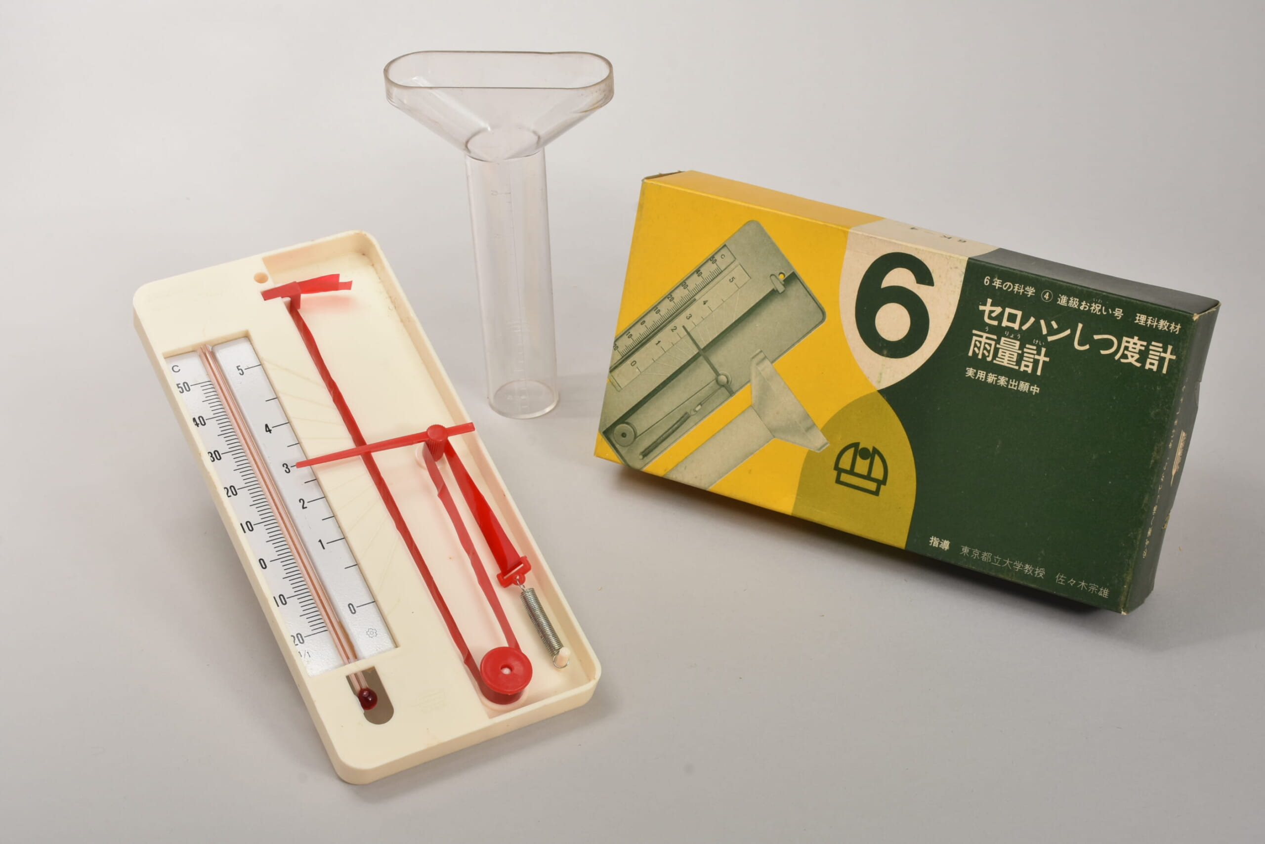 セロハンしつ度計雨量計